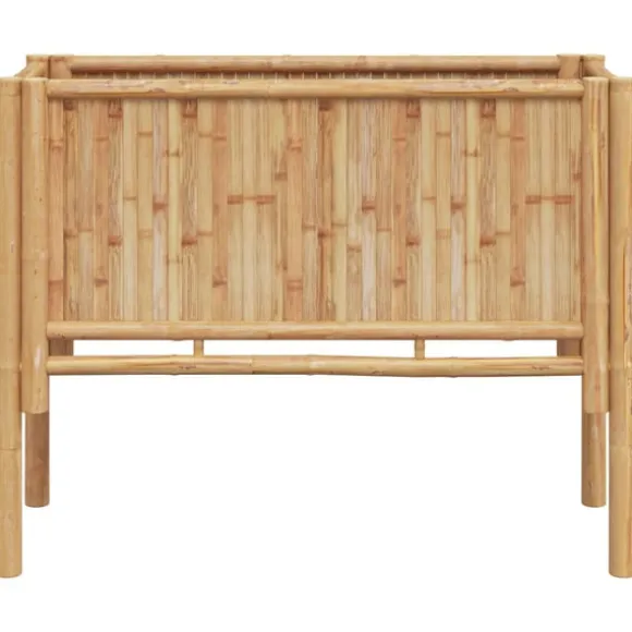 vidaXL Højbed Brun 90 x 35 x 70 cm Bambus