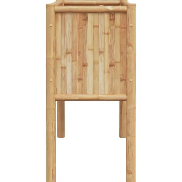 vidaXL Højbed Brun 90 x 35 x 70 cm Bambus
