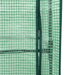 vidaXL højbed med drivhusovertræk 40x40x139 cm rattan-look