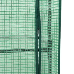 vidaXL højbed med drivhusovertræk 40x40x139 cm rattan-look