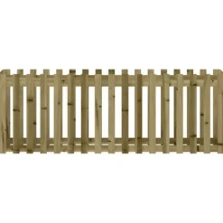 vidaXL højbed med stakitdesign 200x50x70 cm imprægneret fyrretræ - Plantekrukker