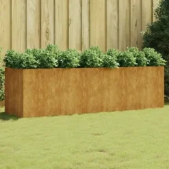 vidaXL højbed 280x80x80 cm cortenstål - Plantekrukker