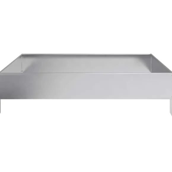 vidaXL højbed 100x100x26 cm galvaniseret stål