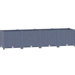 vidaXL højbed 160x40x38 cm polypropylen - Plantekrukker