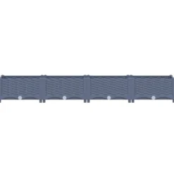 vidaXL højbed 160x40x23 cm polypropylen - Plantekrukker