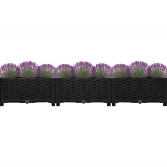 vidaXL højbed 120x40x23 cm polypropylen - Plantekrukker