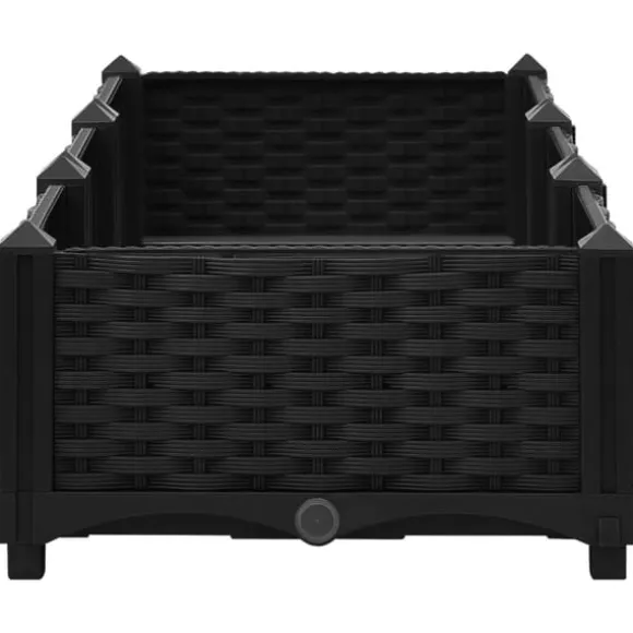 vidaXL højbed 120x40x23 cm polypropylen - Plantekrukker