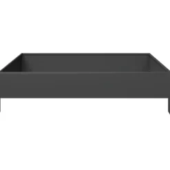 vidaXL højbed 100x100x26 cm stål sort