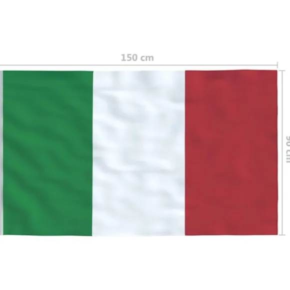 vidaXL italiensk flag 90x150 cm