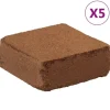 vidaXL kokosblokke 5 stk. 5 kg pr. stk. 25 kg i alt - Sand og jord