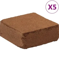 vidaXL kokosblokke 5 stk. 5 kg pr. stk. 25 kg i alt - Sand og jord