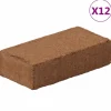 vidaXL kokosblokke 12 stk. 650 g pr. stk. 7,8 kg i alt