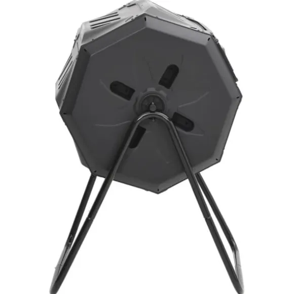 vidaXL kompostbeholder til have 73x64x95 cm 160 l sort - Kompostbeholdere