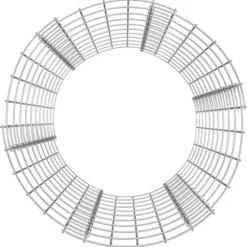 vidaXL kompostbeholder Ø50x100 cm galvaniseret stål - Kompostbeholdere