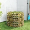 vidaXL kompostbeholder Ø100x100 cm galvaniseret stål - Kompostbeholdere
