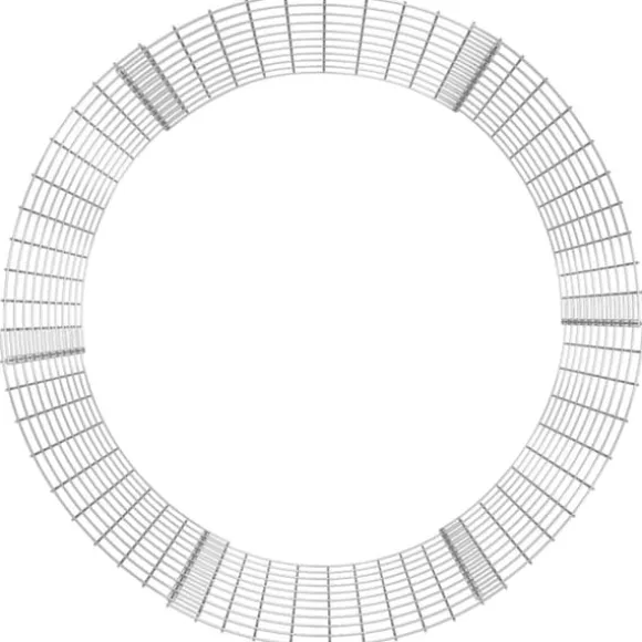 vidaXL kompostbeholder Ø100x100 cm galvaniseret stål - Kompostbeholdere