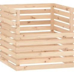 vidaXL kompostbeholder 80x80x78 cm massivt fyrretræ - Kompostbeholdere