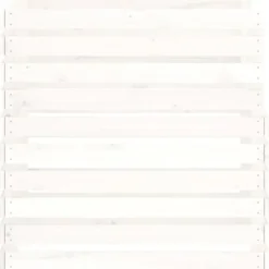 vidaXL kompostbeholder 80x80x78 cm massivt fyrretræ hvid - Kompostbeholdere
