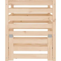 vidaXL kompostbeholder 63,5x63,5x77,5 cm massivt fyrretræ - Kompostbeholdere