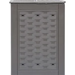 vidaXL kompostbeholdere 2 stk. 60 x 60 x 83 cm 600 l brun - Kompostbeholdere