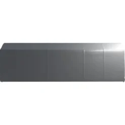 vidaXL opbevaringstelt 300x750 cm stål grå - Skure & Redskabsskure