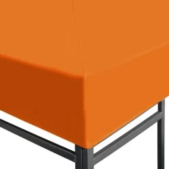 vidaXL pavillontopdække 310 g/m² 4 x 3 m orange - Festtelte & havepavilloner – tage
