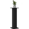 vidaXL Planteholder 2 pcs Sort eg 30 x 30 x 95 cm Konstrueret træ