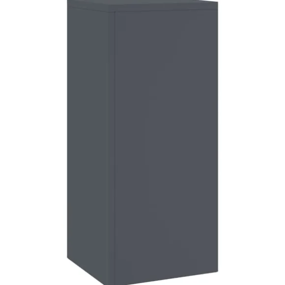 vidaXL Planteholdere 2 pcs Antracit 24 x 24 x 55 cm Stål