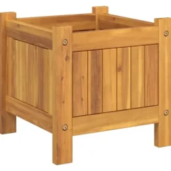 vidaXL plantekasse med for 31x31x30 cm massivt akacietræ - Plantekrukker