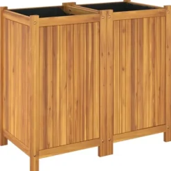 vidaXL plantekasse med for 84x42x75 cm massivt akacietræ - Plantekrukker