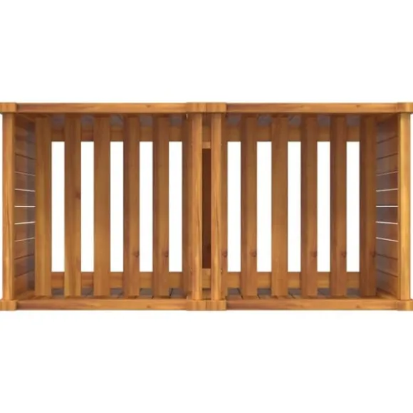 vidaXL plantekasse med for 84x42x75 cm massivt akacietræ - Plantekrukker