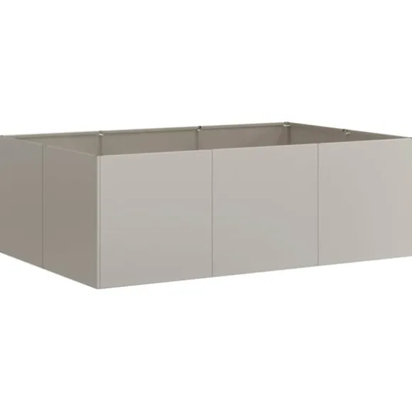 vidaXL plantekasse rustfarvet 120x80x40 cm forvitringsstål