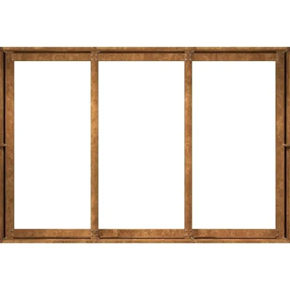 vidaXL plantekasse rustfarvet 120x80x40 cm forvitringsstål