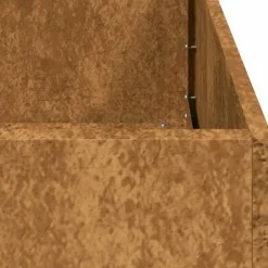 vidaXL plantekasse rustfarvet 120x80x40 cm forvitringsstål