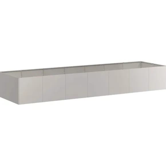 vidaXL plantekasse rustfarvet 280x80x40 cm forvitringsstål
