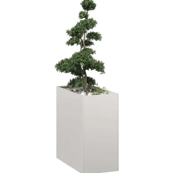 vidaXL plantekasse 40x80x80 cm rustfrit stål