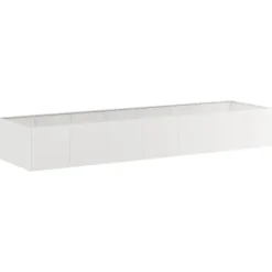 vidaXL plantekasse 280x80x40 cm rustfrit stål