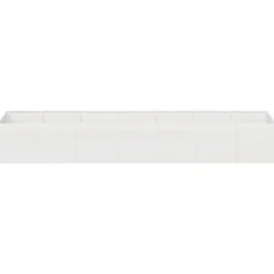 vidaXL plantekasse 280x80x40 cm rustfrit stål