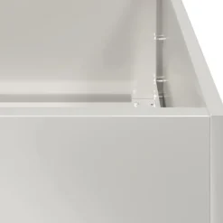 vidaXL plantekasse 120x80x80 cm rustfrit stål