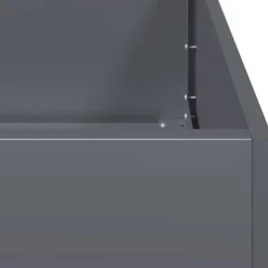 vidaXL plantekasse 200x80x40 cm stål antracitgrå