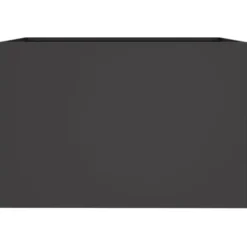 vidaXL plantekasse 62x47x46 cm koldvalset stål sort - Plantekrukker