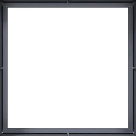 vidaXL plantekasse 100x100x40 cm stål antracitgrå