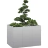 vidaXL plantekasse 120x80x80 cm galvaniseret stål