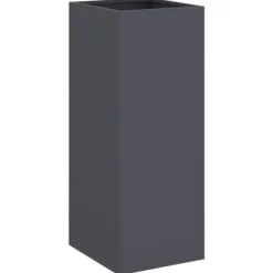 vidaXL plantekasse 32x29x75 cm koldvalset stål antracitgrå - Plantekrukker