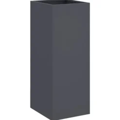 vidaXL plantekasse 32x29x75 cm koldvalset stål antracitgrå - Plantekrukker