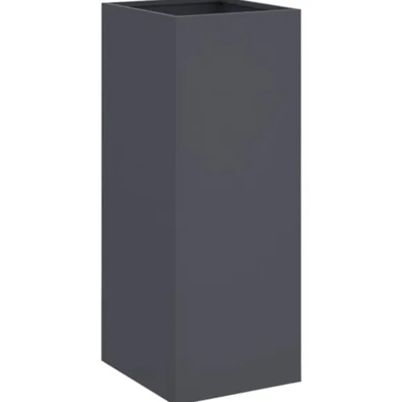 vidaXL plantekasse 32x29x75 cm koldvalset stål antracitgrå - Plantekrukker