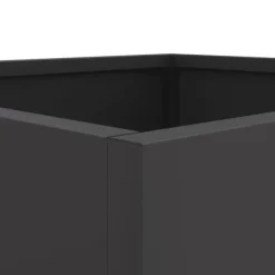 vidaXL plantekasser 2 stk. 32x30x29 cm koldvalset stål sort - Plantekrukker