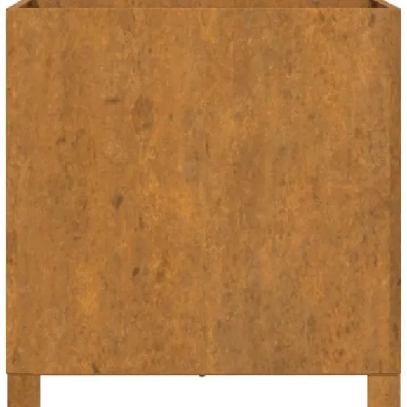 vidaXL plantekasser med ben 2 stk. 49x47x50 cm cortenstål rustfarvet - Plantekrukker