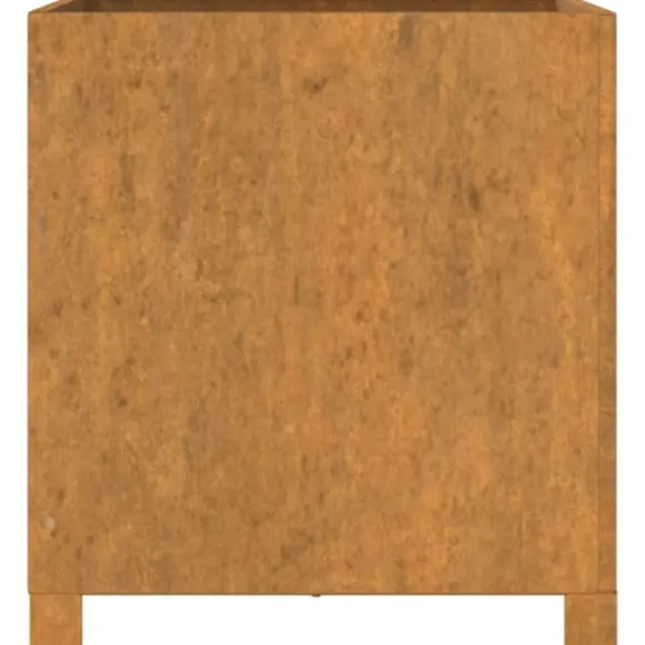 vidaXL plantekasser med ben 2 stk. 49x47x50 cm cortenstål rustfarvet - Plantekrukker