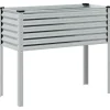 vidaXL plantekrukke 100x41x90 cm galvaniseret stål